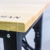 48" Adjustable Workbench With 4 AC Power Outlets And 2 USB-A Ports Hardwood Workbench, High Weight Capacity Work Table - 4 of 4