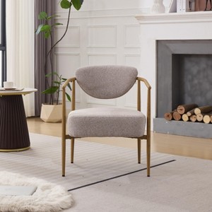 GDFStudio Kira Modern Upholstered Dining Chair - 1 of 4