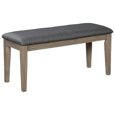 Aldwin Dining Room Bench Gray - Signature Design by Ashley