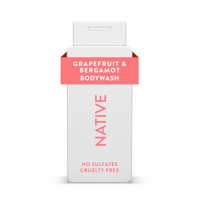 Native Body Wash for Women & Men - Grapefruit & Bergamo - Sulfate Free - 18 fl oz