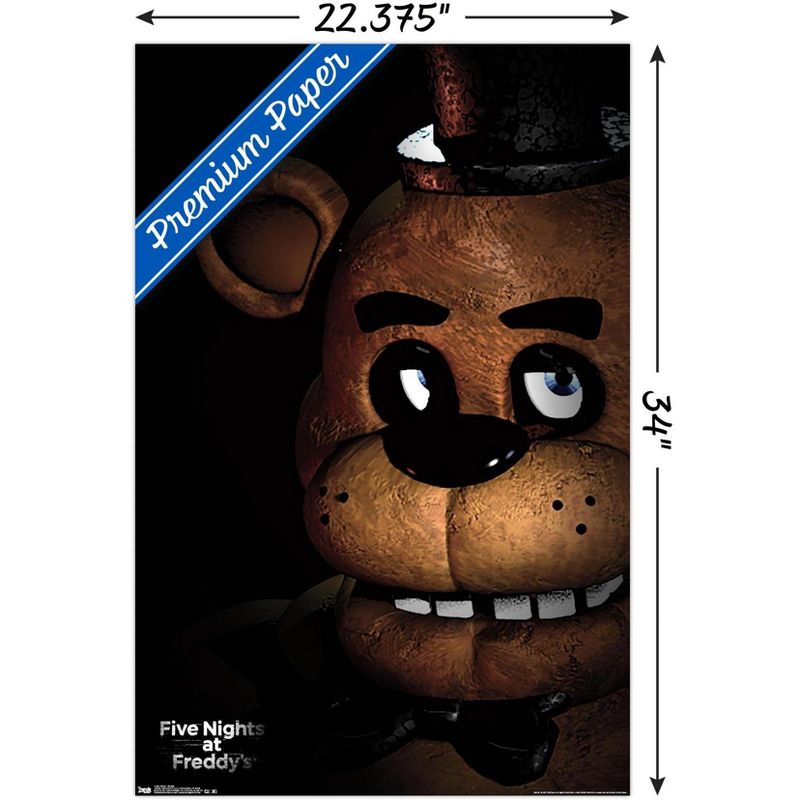 Trends International Five Nights at Freddy's - Freddy Unframed Wall Poster Prints, 3 of 7
