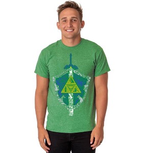 Seven Times Six The Legend of Zelda T-Shirt Men's Triforce Graphic Short Sleeve Tee - 1 of 4