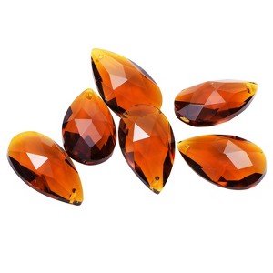 Unique Bargains Crystal Shiny Glass Beads Pendants - 1 of 4