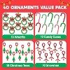 Joyfy Christmas Decorations Indoor, DIY Beaded Ornament Craft, Make 40+ Hanging Ornaments (Snowman, Tree, Candy Canes, Wreaths), Xmas Party Gift - 2 of 4