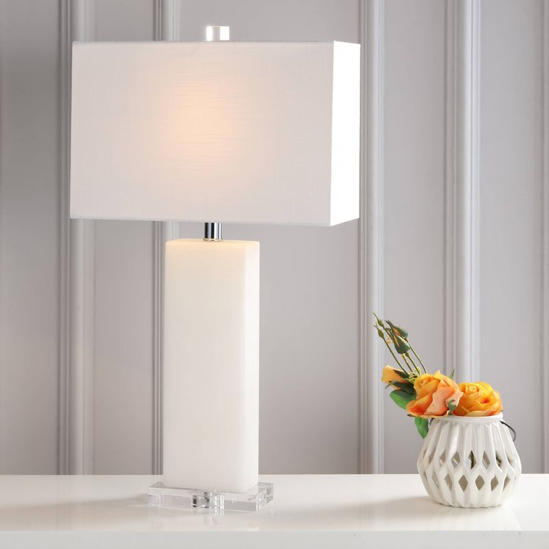 27&#34; Tiggie Alabaster Table Lamp (Includes LED Light Bulb) White - JONATHAN Y, 3 of 7