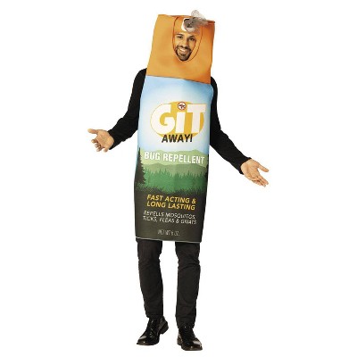 Imposta Costumes Adult GIT Bug Repellent Costume Bodysuit One Size Orange