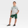 Boys' Flat Front 'At the Knee' Chino Shorts - Cat & Jack™ - 3 of 3