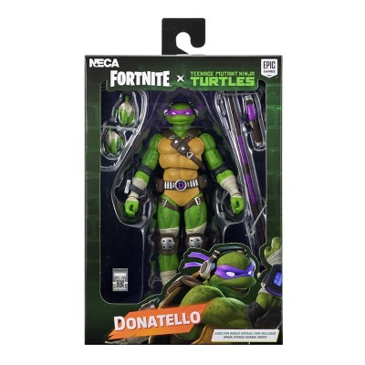 Детские фигурки NECA Fortnite/Teenage Mutant Ninja Turtles Action Figure - Ultimate Donatello - 7" Scale — фото 2