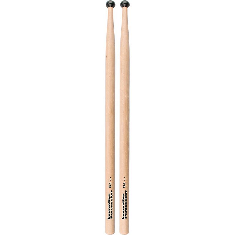 Innovative Percussion TS-5 Multi-tom Drum Stick - Mushroom-Shaped Nylon Tip Nylon, 1 of 2