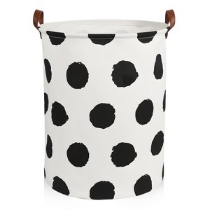 Garnen 70L Laundry Basket Collapsible Bag, Foldable Laundry Hamper Baskets, Dirty Clothes Hamper Organizer Bin with Handle For Kids Baby Dorm Room - 1 of 4