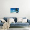 Palm Tree on The Beach Bora Bora Tahiti Print on Acrylic Glass by Panoramic Images - iCanvas - 3 of 4