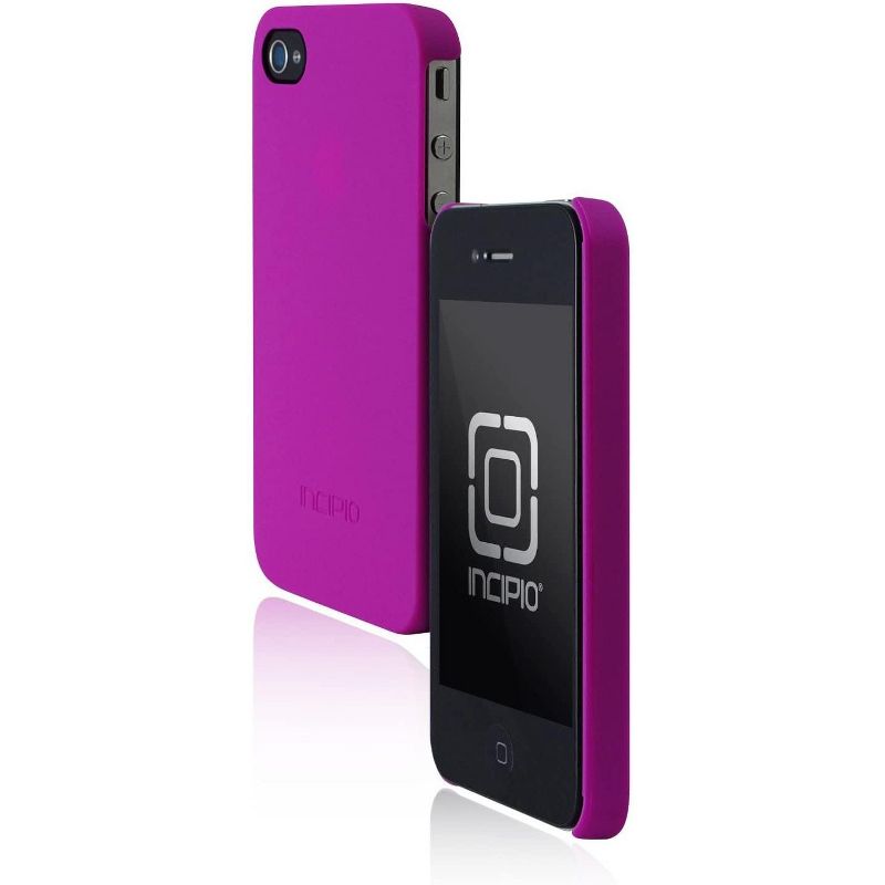 Incipio Feather Ultralight Shell Case for Apple iPhone 4/4S - Matte Neon Pink, 2 of 3