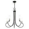 Livex Lighting Bari 5 - Light Chandelier in  Black - 4 of 4