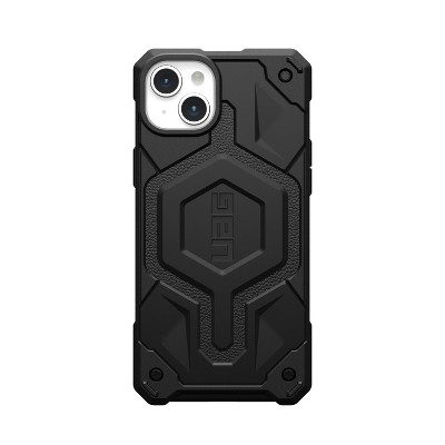 UAG iPhone 15 Plus Case Monarch Pro, Premium Carbon Fiber/Leather Inlay, Compatible With MagSafe