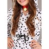 HalloweenCostumes.com Cozy Dalmatian Jumpsuit Girl's Costume - 2 of 4