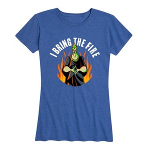 Women's - Disney Villains - Hades I Bring The Fire Short Sleeve Graphic T-Shirt - 1 of 4