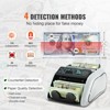 VEVOR Money Counter Machine, Bill Counter with UV, MG, IR and DD Counterfeit Detection, USD & EUR Cash Counting Machine with Large LCD - 3 of 4
