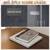 Unique Bargains Aluminium DIY Engraved Blank Nameplate Office Signages 12 Pcs - 3 of 4