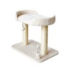 Two by Two Malibu - Off-White Scratching Post Cat Furniture - 20.7 in. Tall - image 4 of 4