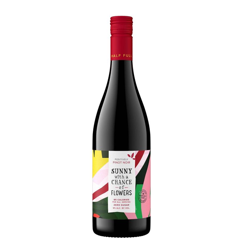 Sunny With a Chance of Flowers Pinot Noir Red Wine- 750ml Bottle, 1 of 7