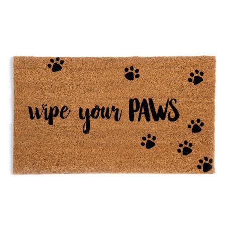 wipe your paws mat