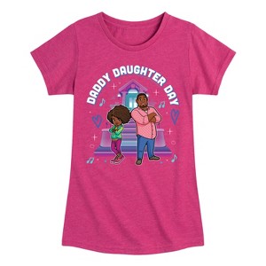 Girls' - Karma's World - Daddy Daughter Day- Toddler And Youth Girls Fitted Short Sleeve Graphic T-Shirt Fitted Short Sleeve Graphic T-Shirt - 1 of 4