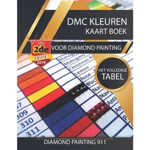 DMC Kleuren Kaart Boek Voor Diamond Painting - by  Diamond Painting 911 (Paperback) - 1 of 1