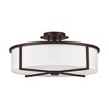 Livex Lighting Wesley 4 - Light Semi-Flush Mount in  Bronze - 2 of 4
