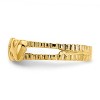 Black Bow Jewelry Hugs and Kisses Adjustable Toe Ring in 14 Karat Yellow Gold - 3 of 4