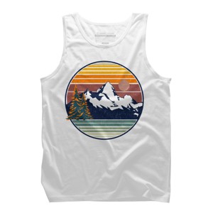 Men's Design By Humans Mountain View By pilipsjanuarius Tank Top - 1 of 3