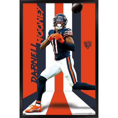 Chicago Bears Football Team Helmet Logo Framed Poster