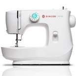 Singer M1500 Portable Sewing Machine with 57 Stitch Applications, Pack of Needles, Bobbins, Seam Ripper, Zipper Foot, and More Accessories, White