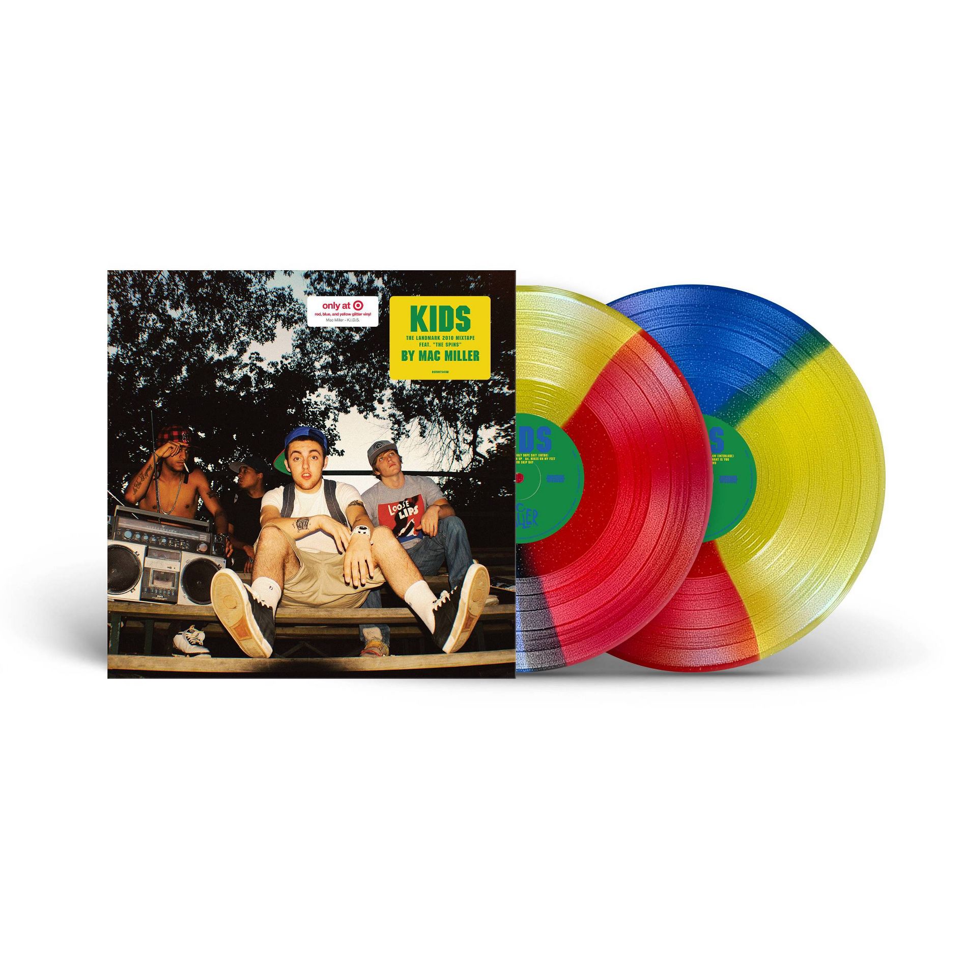 Mac Miller - KIDS (Limited Edition Red, Blue and Yellow Glitter) (Target Exclusive, Vinyl)