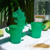 True Zoo Cactus Tequila Shot Glasses - Novelty Succulent Party Funny Cute Shot Glass Set, Unique Shooters in Green - 2 of 4