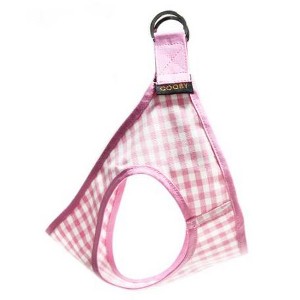 Gooby Picnic Dog Harness, Small, Pink Check - 1 of 1