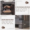 SinCiDo Farmhouse 8 Drawer Bedroom Dresser w/Adjustable Shelf, Thick Plank Design, Wood Closet Dresser for Bedroom, Living Room - 4 of 4