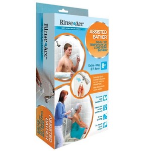 Rinse Ace White PVC 8 in. Handheld Showerhead - 1 of 1