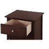 Kumasinova Wood Nightstand,Bedside Tables with 1 Drawer and 1 Storage Cabinet,End Table for Bedroom,Living Room - 3 of 4