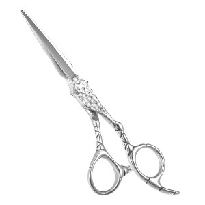 Unique Bargains Hair Scissors, Hair Cutting Scissors, Professional Barber Scissors, Stainless Steel Razor, 6.89 Inches Long - 1 of 4