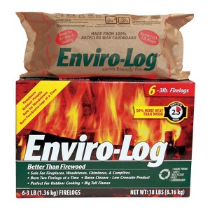 Enviro-Log Fire Log 2.5 hr 1 pk (Case of 6) - 1 of 1