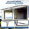 Concession Serving Window, Aluminum Food Truck Window with Awning - 4 of 4