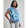 Jones New York Tie-Front Button-Front Blouse - 2 of 3