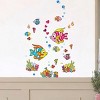 Slickblue Fun Cartoon Fish Wall Decals 13"x23.5", Waterproof Vinyl Stickers for Kids Rooms & Home Décor, Design 1 & 2 - 4 of 4