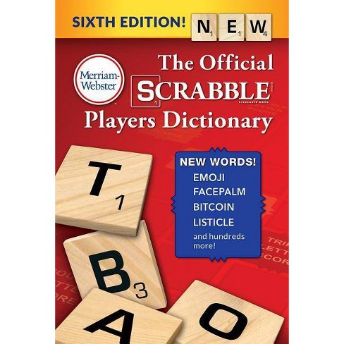 The Official Scrabble Players Dictionary - 6th Edition By Merriam