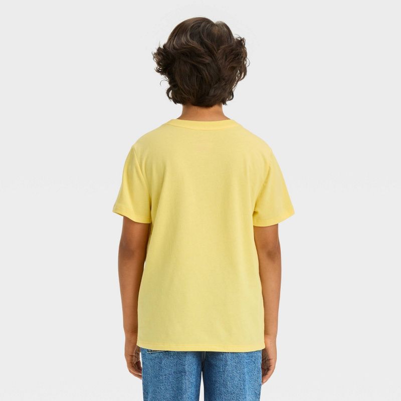 Boys' Short Sleeve Bananas Playing Tennis 'Double Tourney' Graphic T-Shirt - Cat & Jack™ Yellow, 4 of 5