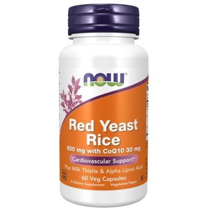 Red Rice Yeast & CoQ10 Formula by Now Foods  -  60 VegCap - 1 of 3