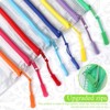 Generic 48 Pack Mesh Zipper pencil case , Clear Pencil Pouch Bulk, Travel Storage - 3 of 4
