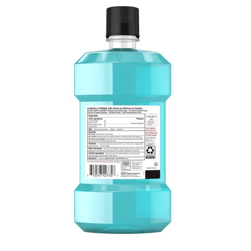 Listerine Cool Mint Antiseptic Mouthwash, 3 of 14