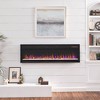 TOBILI 60 Inch Fireplace, Recessed and Wall Mounted Fireplace - 4 of 4