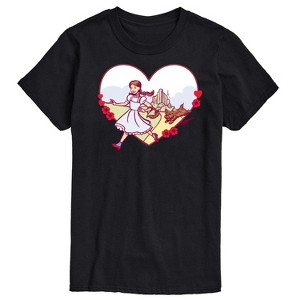 Men's - Wizard of Oz - Dorthy And Toto Heart Short Sleeve Graphic T-Shirt - 1 of 4